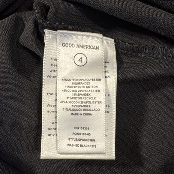 Good American Washed Black Jeggings Size XL - Picture 15 of 15